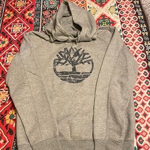 Timberlands Men Gray Logo Sweatshirt Sz M